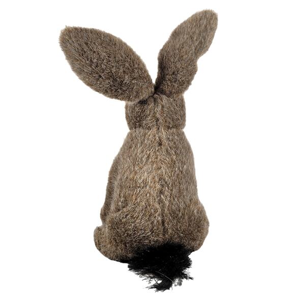 Realistic Plush Rabbit Brown Standing 12" Stuffed Animal Toy Bunny Realistic - Picture 3 of 9